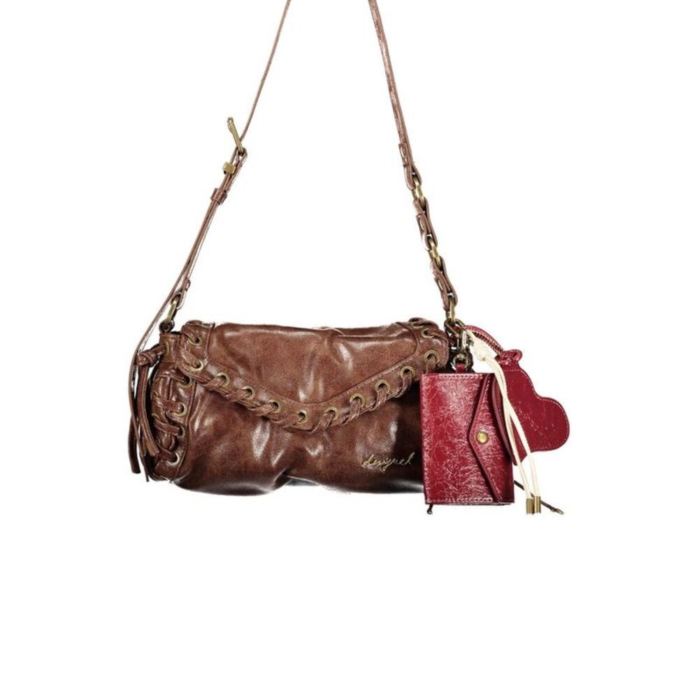 Desigual Brown Polyurethane Women's Women's Bag